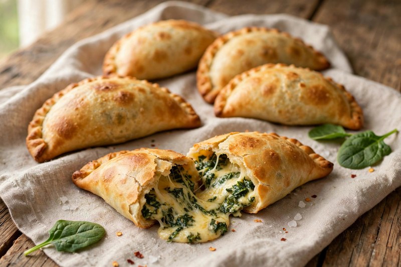 Photo of Empanadas de Espinaca y Queso, a lunch recipe from FluentFuel