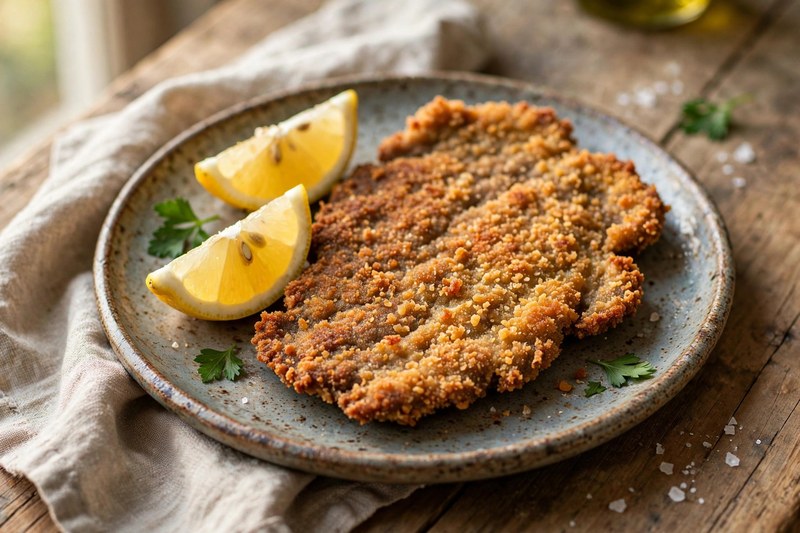 Photo of Milanesa de Carne, a lunch recipe from FluentFuel