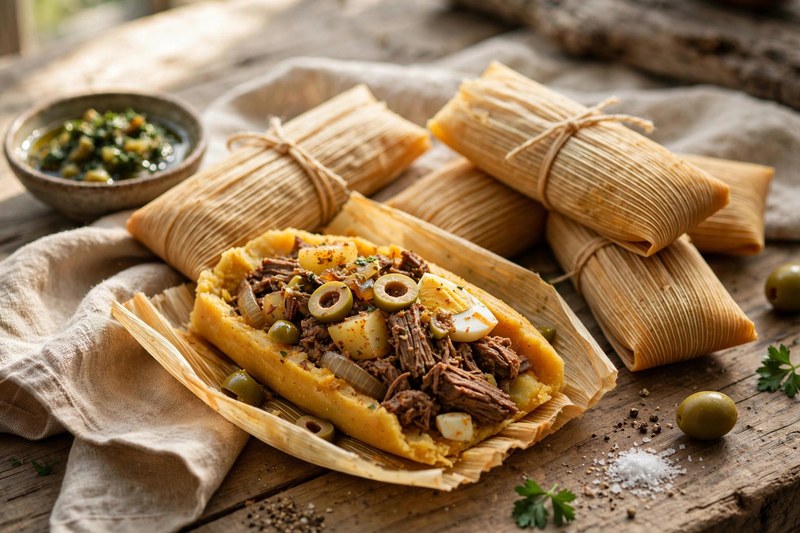 Photo of Tamales Salteños, a dinner recipe from FluentFuel