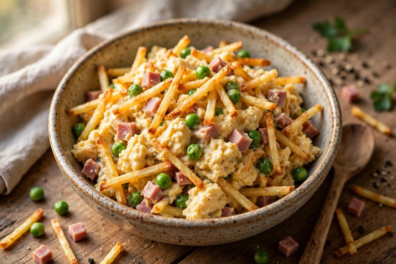 Photo of Revuelto Gramajo, a breakfast recipe from FluentFuel