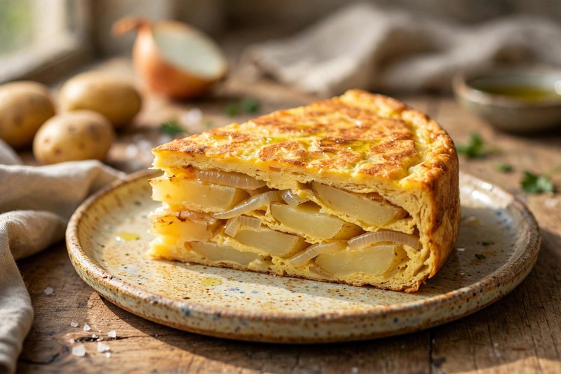 Photo of Tortilla de Papas, a breakfast recipe from FluentFuel