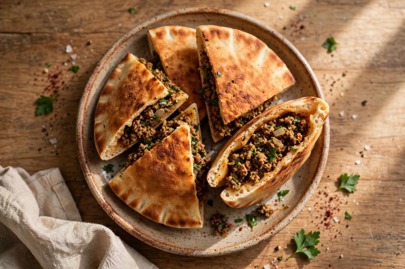 Photo of Crispy Arayes, a lunch recipe from FluentFuel