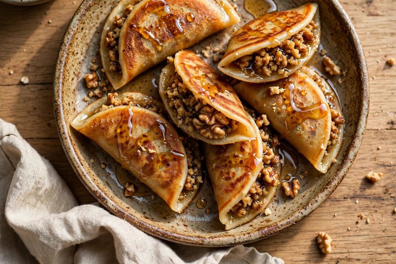 Photo of Walnut Qatayef, a snack recipe from FluentFuel