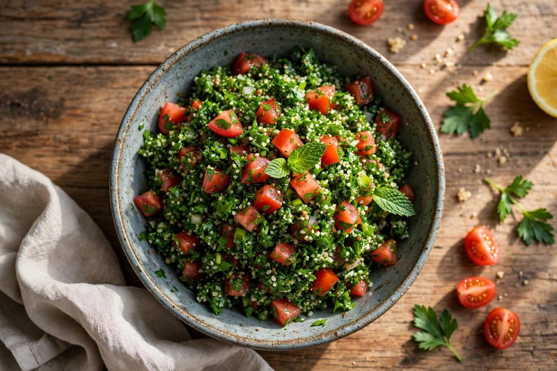 Photo of Bright Tabbouleh, a lunch recipe from FluentFuel