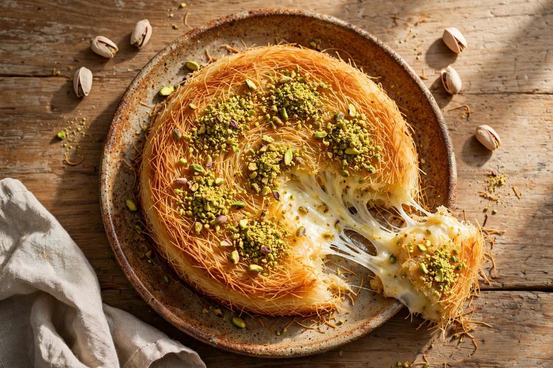 Photo of Golden Knafeh, a snack recipe from FluentFuel
