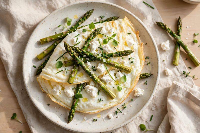 Photo of Egg White Garden Omelet, a breakfast recipe from FluentFuel