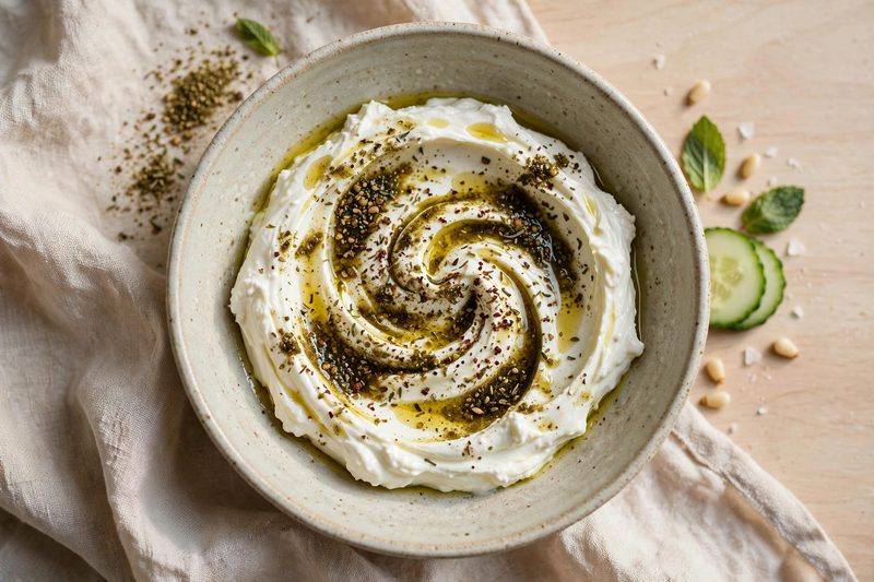 Photo of Za'atar Labneh Bowl, a breakfast recipe from FluentFuel