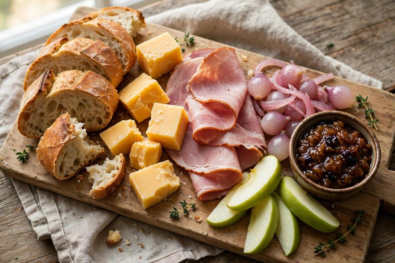 Photo of Ploughman’s Lunch, a lunch recipe from FluentFuel