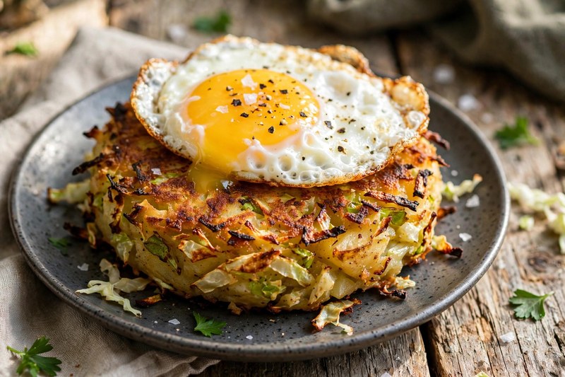 Photo of Bubble and Squeak, a breakfast recipe from FluentFuel