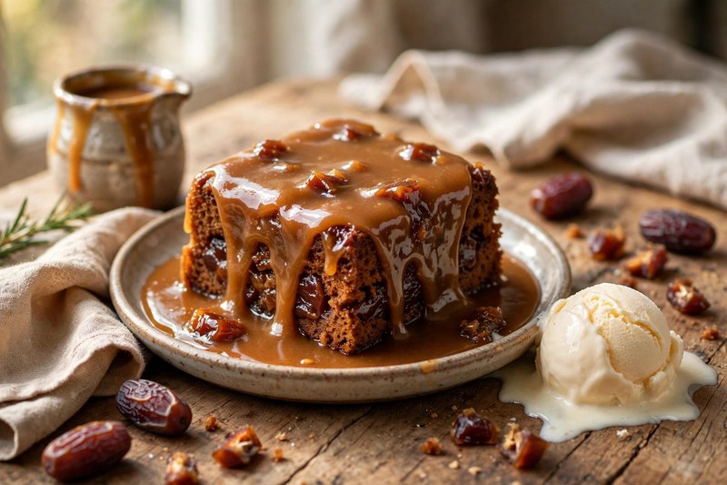 Photo of Sticky Toffee Pudding, a snack recipe from FluentFuel