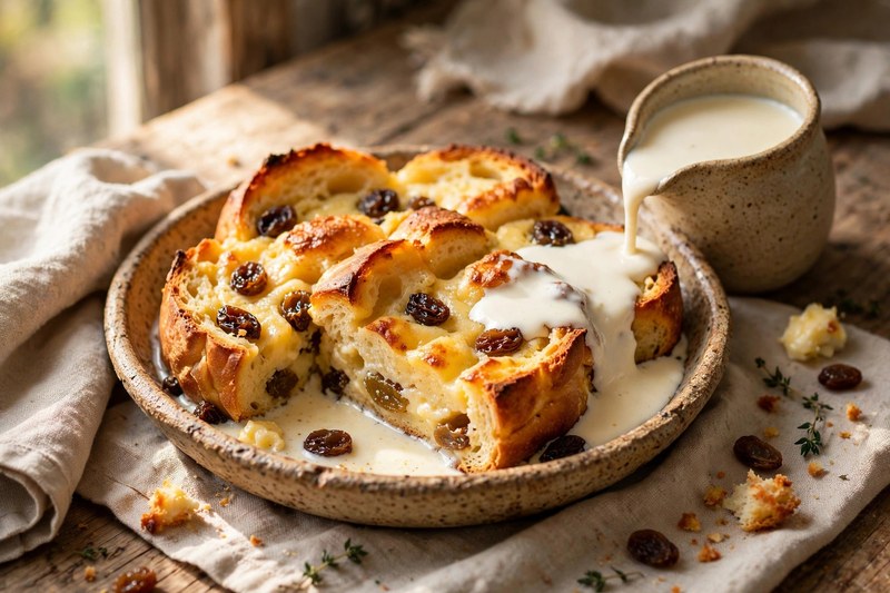 Photo of Bread and Butter Pudding, a snack recipe from FluentFuel