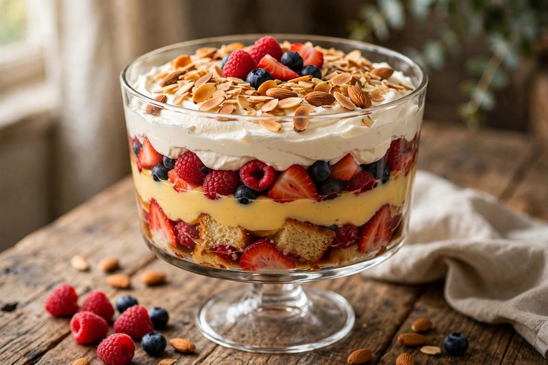 Photo of Sherry Trifle, a snack recipe from FluentFuel