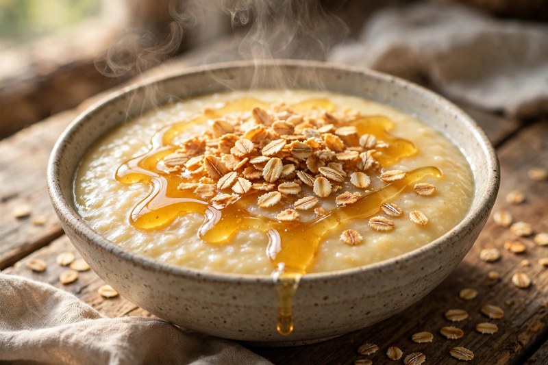Photo of Honey Porridge, a breakfast recipe from FluentFuel