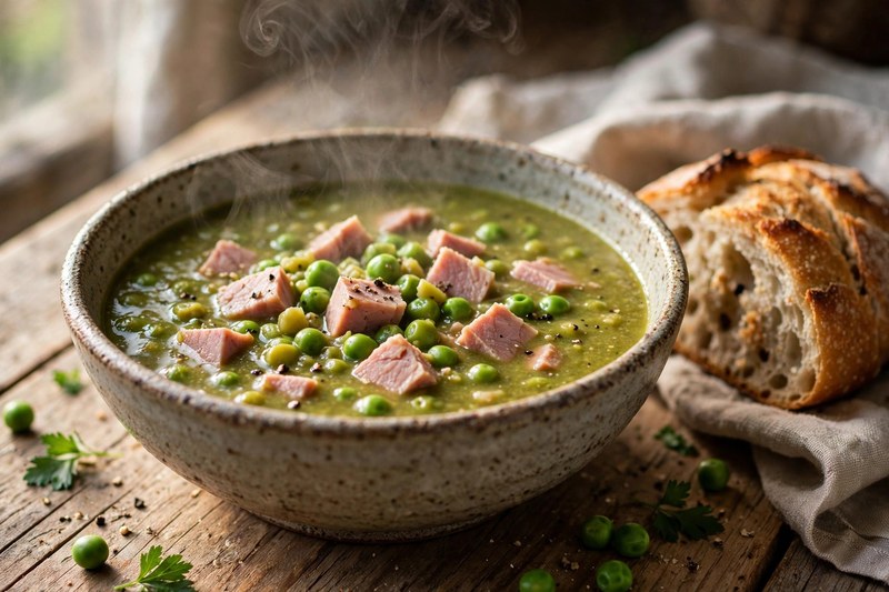 Photo of London Particular — Pea and Ham Soup, a lunch recipe from FluentFuel