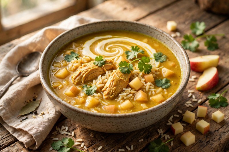 Photo of Mulligatawny Soup, a lunch recipe from FluentFuel