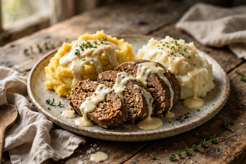 Photo of Haggis, Neeps and Tatties, a dinner recipe from FluentFuel