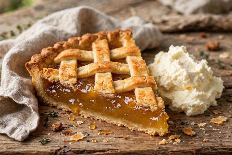 Photo of Treacle Tart, a snack recipe from FluentFuel