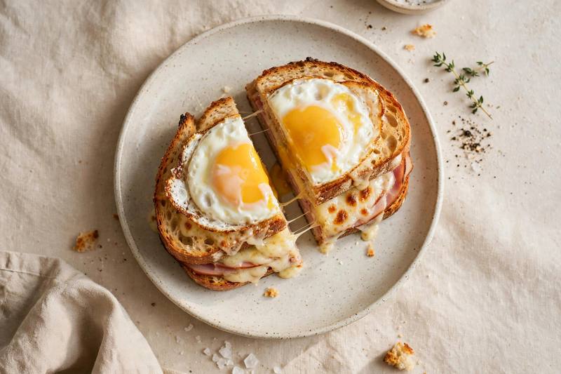 Photo of Croque Madame, a breakfast recipe from FluentFuel