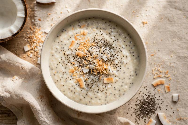 Photo of Coconut Flour Porridge, a breakfast recipe from FluentFuel