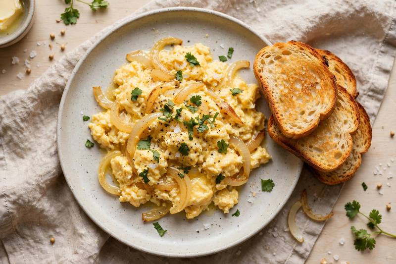 Photo of Akuri Parsi Scrambled Eggs, a breakfast recipe from FluentFuel