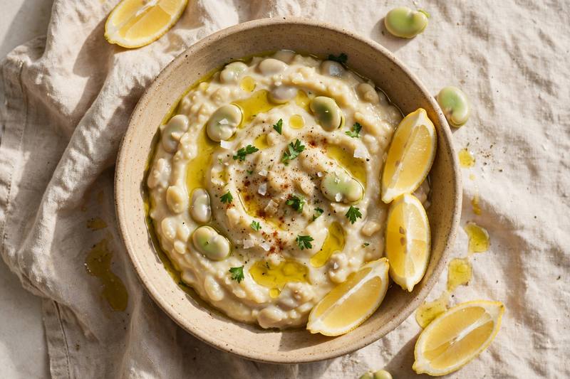 Photo of Ful Medames with Olive Oil and Lemon, a breakfast recipe from FluentFuel