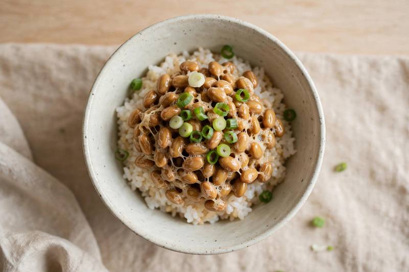 Photo of Natto Breakfast Bowl, a breakfast recipe from FluentFuel