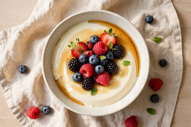 Photo of Silken Tofu and Berry Pudding, a breakfast recipe from FluentFuel
