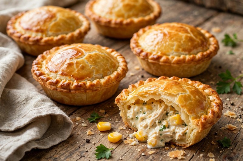 Photo of Empadinha (Little Chicken Pies), a snack recipe from FluentFuel