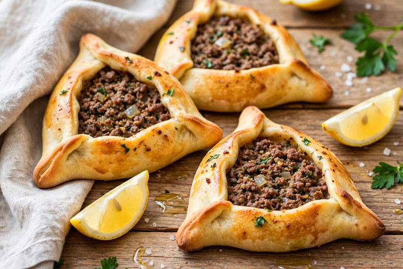 Photo of Esfiha (Brazilian Meat Pies), a lunch recipe from FluentFuel