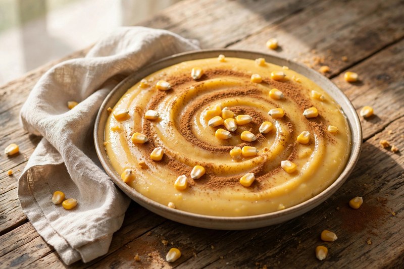 Photo of Curau (Sweet Corn Pudding), a snack recipe from FluentFuel