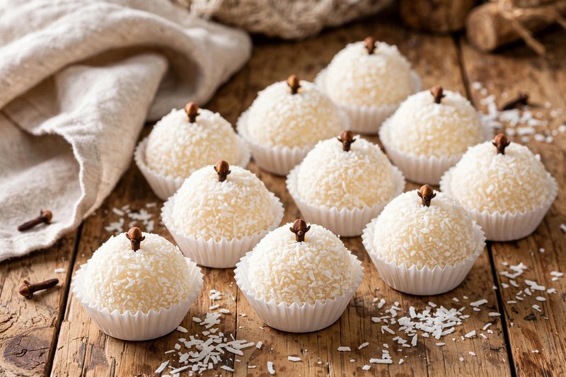Photo of Beijinho (Coconut Truffles), a snack recipe from FluentFuel