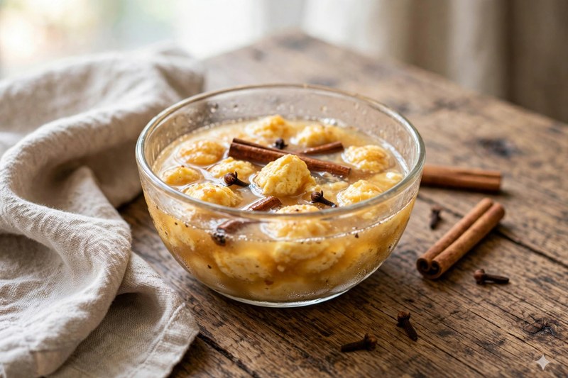 Photo of Ambrosia (Milky Egg Dessert), a snack recipe from FluentFuel
