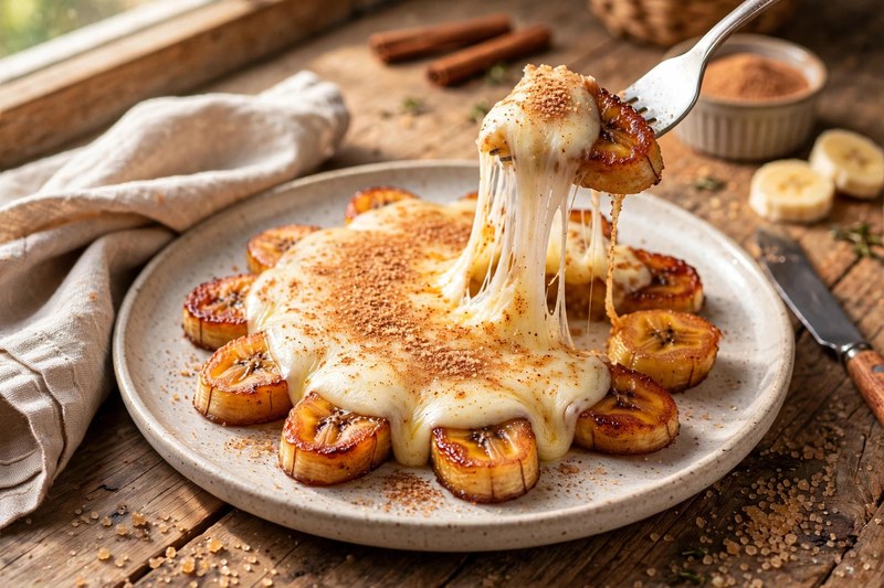 Photo of Cartola (Fried Banana with Cheese), a snack recipe from FluentFuel
