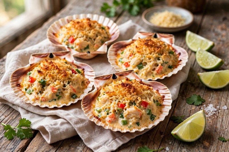 Photo of Casquinha de Siri (Baked Crab), a lunch recipe from FluentFuel