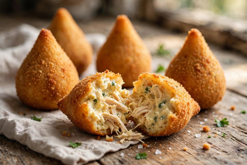 Photo of Coxinha (Chicken Croquettes), a snack recipe from FluentFuel