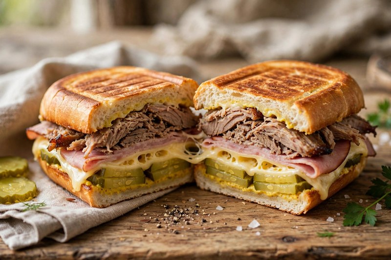 Photo of Cuban Sandwich, a lunch recipe from FluentFuel