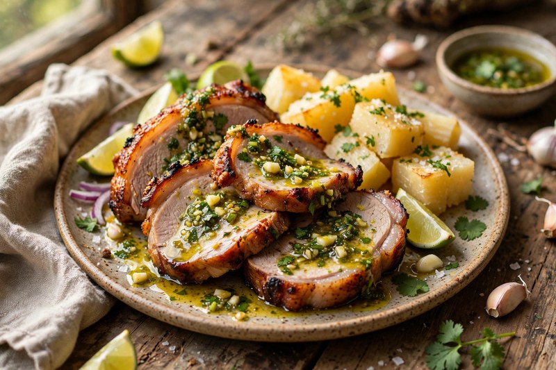 Photo of Mojo Roast Pork, a dinner recipe from FluentFuel