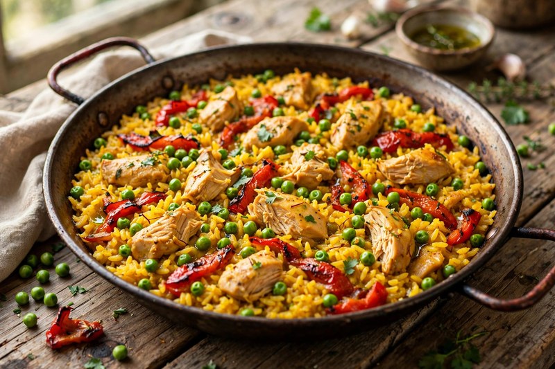 Photo of Arroz con Pollo, a dinner recipe from FluentFuel