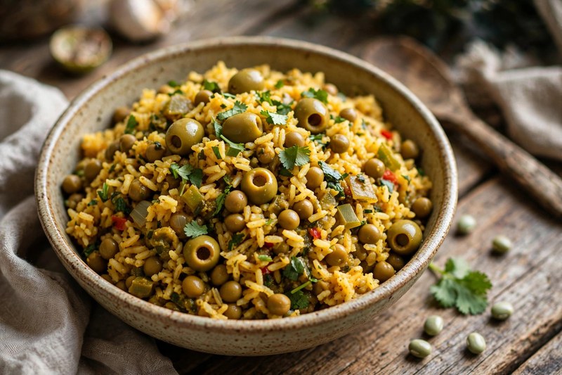 Photo of Arroz con Gandules, a dinner recipe from FluentFuel
