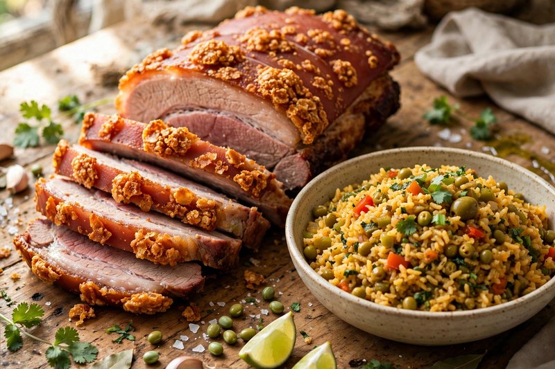Photo of Pernil — Puerto Rican Roast Pork, a dinner recipe from FluentFuel