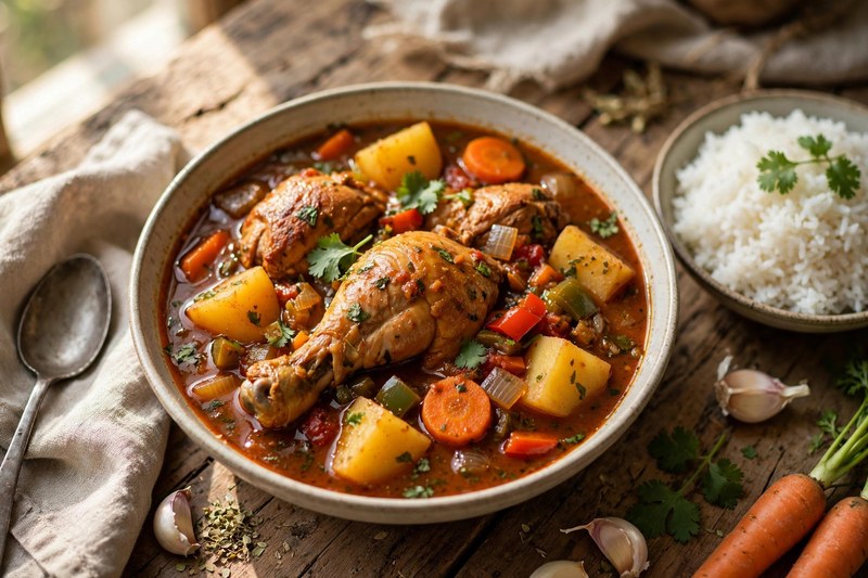 Photo of Pollo Guisado — Chicken Stew, a dinner recipe from FluentFuel
