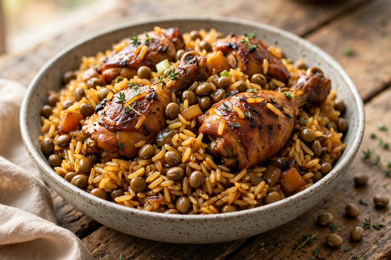 Photo of Pelau, a dinner recipe from FluentFuel