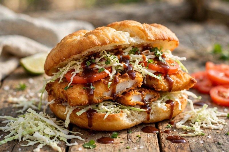 Photo of Bake and Shark, a lunch recipe from FluentFuel