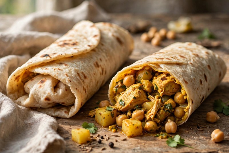 Photo of Chicken Roti, a dinner recipe from FluentFuel