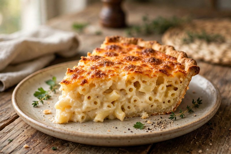 Photo of Bajan Macaroni Pie, a dinner recipe from FluentFuel