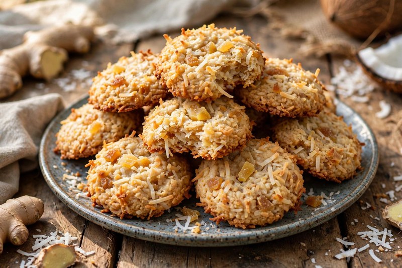 Photo of Coconut Drops, a snack recipe from FluentFuel
