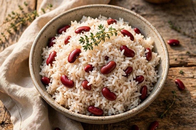 Photo of Rice and Peas, a dinner recipe from FluentFuel