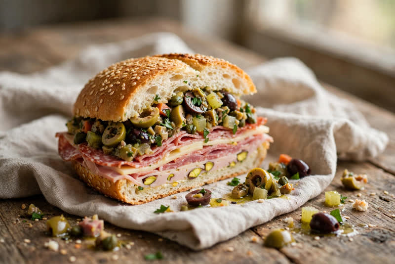 Photo of Muffuletta, a lunch recipe from FluentFuel
