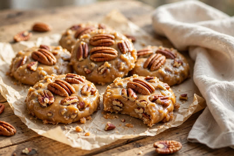 Photo of Classic Pecan Pralines, a snack recipe from FluentFuel
