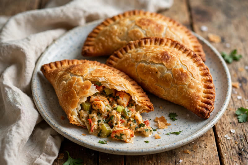 Photo of Crawfish Hand Pies, a dinner recipe from FluentFuel